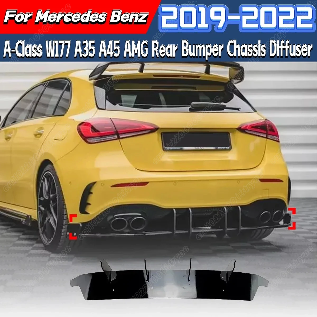 Для Mercedes Benz A-Class W177 A35 A45 AMG 2019 2020 2021 2022, задний бампер, шасси, диффузор, спойлер, комплект модификации корпуса
Для Mercedes Benz A-Class W177 A35 A45 AMG 2019 2020 2021 2022, задний бампер, шасси, диффузор, спойлер, комплект модификации корпуса