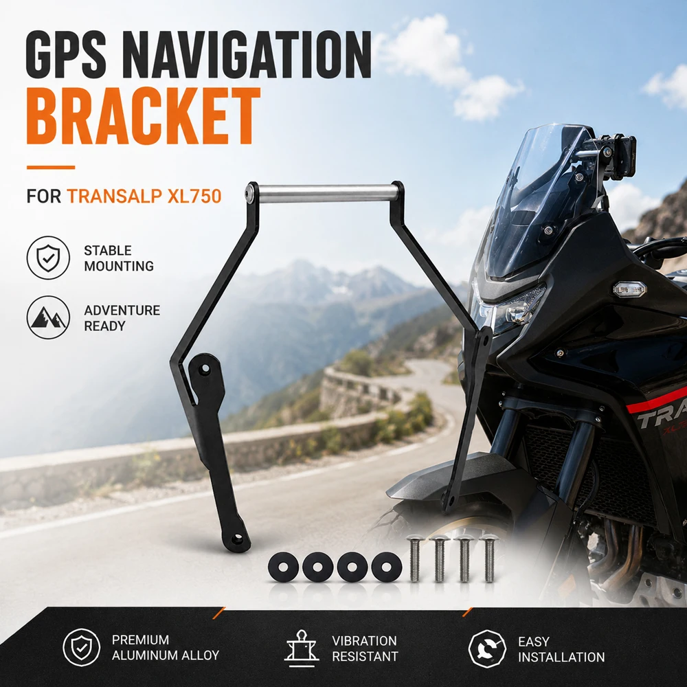 New Transalp XL750 Motorcycle Accessories Navigation Phone Mount Bracket For Honda Transalp XL750 2025-
New Transalp XL750 Motorcycle Accessories Navigation Phone Mount Bracket For Honda Transalp XL750 2025-