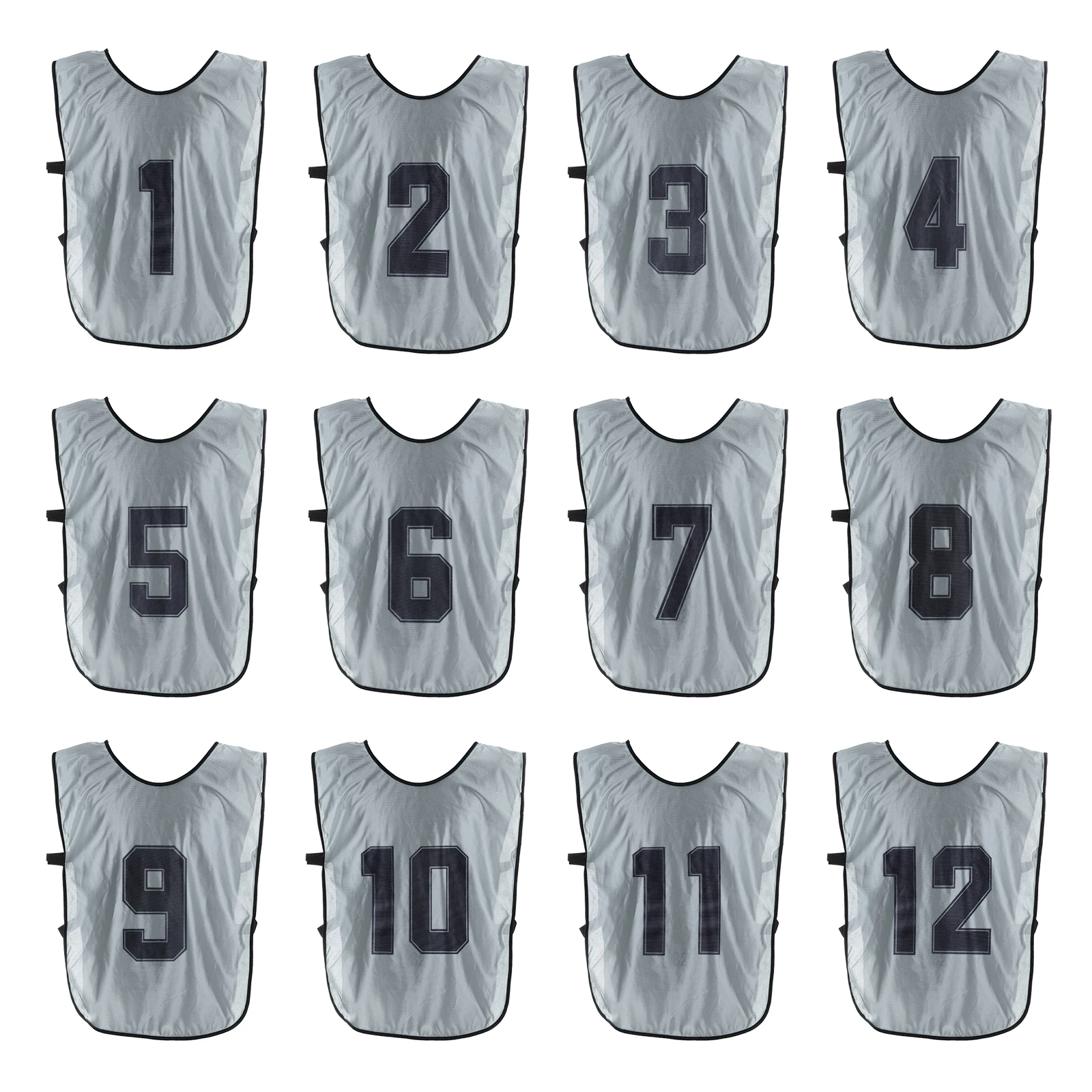 12pcs 25/28 Inch Youth Adults Soccer Pinnies Quick Drying Football Team Jerseys Sports Soccer Team Training Numbered Bibs Vest
12pcs 25/28 Inch Youth Adults Soccer Pinnies Quick Drying Football Team Jerseys Sports Soccer Team Training Numbered Bibs Vest