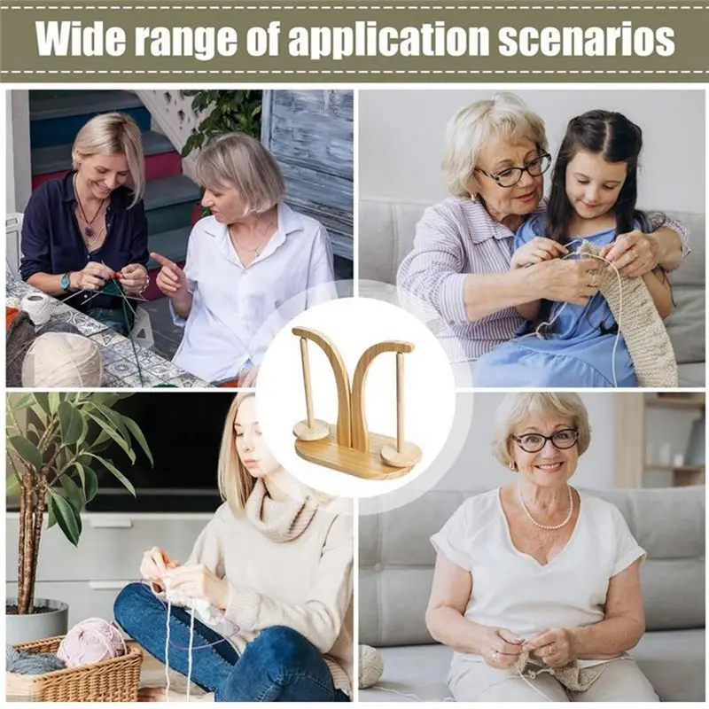Disc Double-Shaft Wooden Bobbin Holder Hand-Woven Wool Holder Wooden Wool Shaft Rotating Tool-AT64
Disc Double-Shaft Wooden Bobbin Holder Hand-Woven Wool Holder Wooden Wool Shaft Rotating Tool-AT64