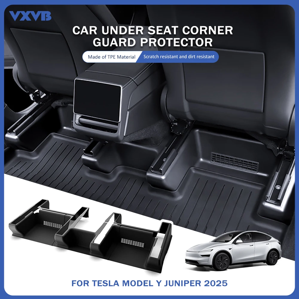 TPE Under Seat Corner Guard For Tesla Model Y Juniper 2025 Seat Slide Rails Protector Cover Anti-Kick Car Interior Accessories
TPE Under Seat Corner Guard For Tesla Model Y Juniper 2025 Seat Slide Rails Protector Cover Anti-Kick Car Interior Accessories