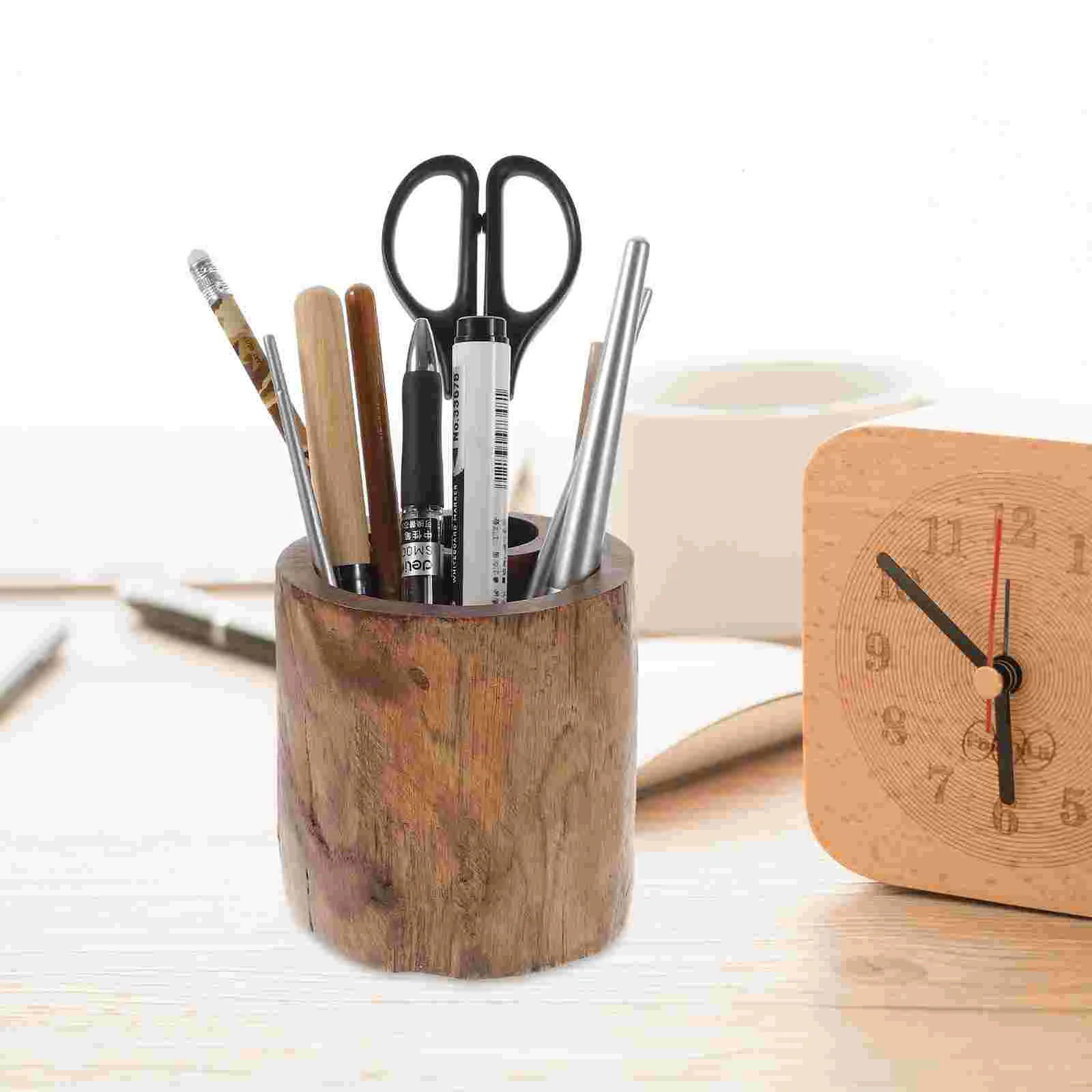 1Pc Household Brush Pot Wooden Stationery Box Office Desktop Pen Container Wooden Pen Container Decorative Pen Holder
1Pc Household Brush Pot Wooden Stationery Box Office Desktop Pen Container Wooden Pen Container Decorative Pen Holder