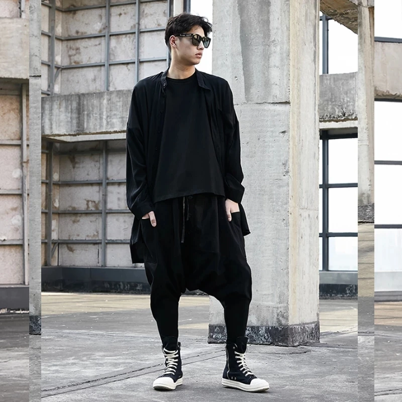 Men's Baggy Pants Spring And Autumn New Stylist Hip Hop Street Dark Style Dark Casual Large Size Pants
Men's Baggy Pants Spring And Autumn New Stylist Hip Hop Street Dark Style Dark Casual Large Size Pants