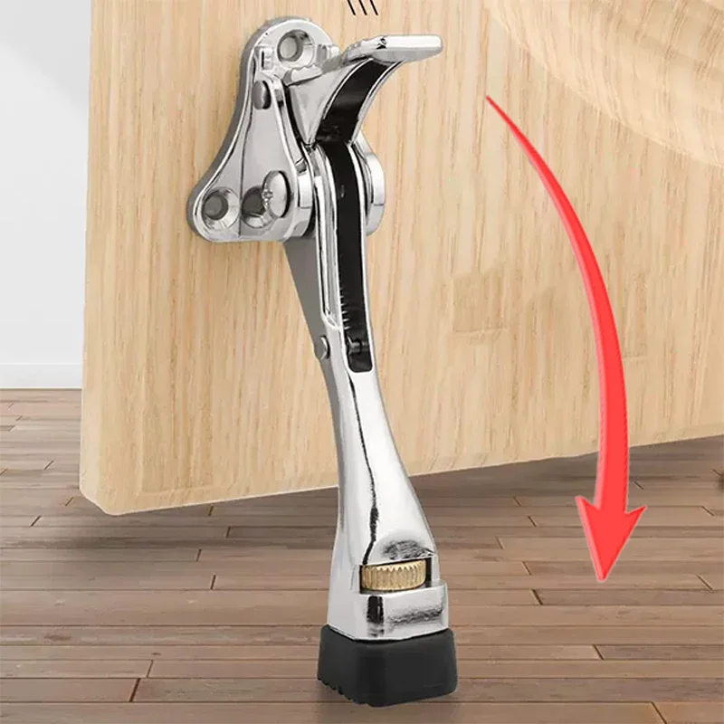 Stainless Steel Kickdown Door Stopper Kick Down Door Holder Rubber Buffer Mute Heavy Duty Height-Adjustable for Home Garage
Stainless Steel Kickdown Door Stopper Kick Down Door Holder Rubber Buffer Mute Heavy Duty Height-Adjustable for Home Garage