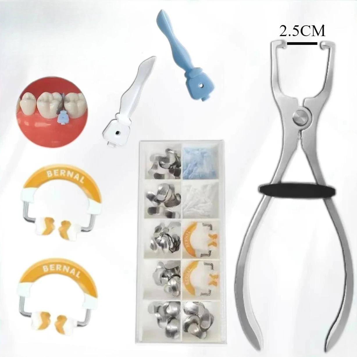 High-quality Accessories Dentistrys Materials BERNALs Douban Forming System Kit Segmented Matrix System Kit
High-quality Accessories Dentistrys Materials BERNALs Douban Forming System Kit Segmented Matrix System Kit