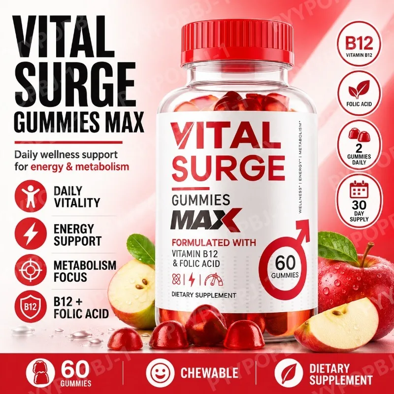 Vital Surge Vital Surge for Men Gummies Vital Vita Surge Max Maximum Strength 1050 MG VitalSurge Supplement Support Gummys
Vital Surge Vital Surge for Men Gummies Vital Vita Surge Max Maximum Strength 1050 MG VitalSurge Supplement Support Gummys