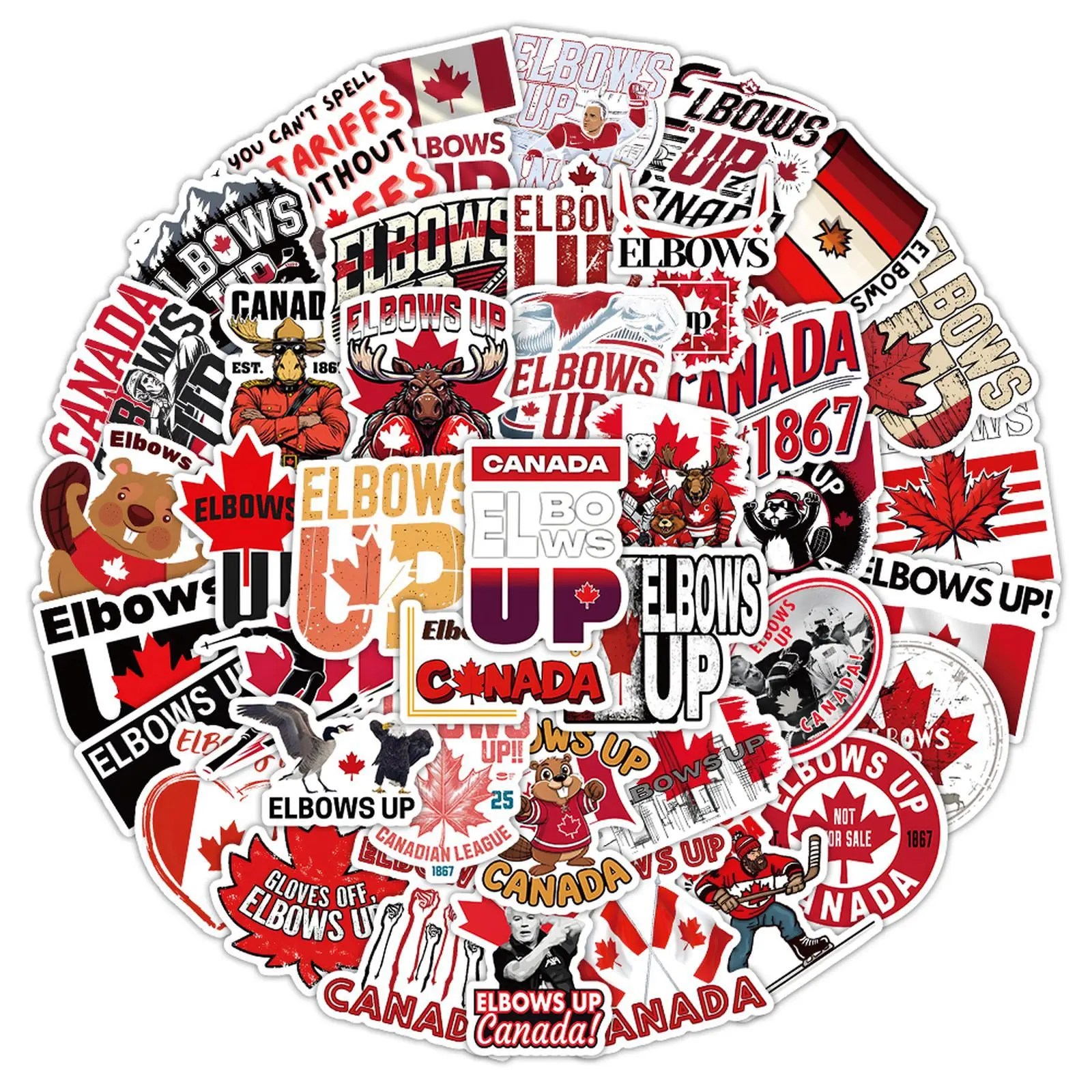 10/54PCS Elbows up Canada Funny Cartoon Graffiti Sticker Decorative Laptop Skateboard Water Cup Phone Case Waterproof Decal
10/54PCS Elbows up Canada Funny Cartoon Graffiti Sticker Decorative Laptop Skateboard Water Cup Phone Case Waterproof Decal
