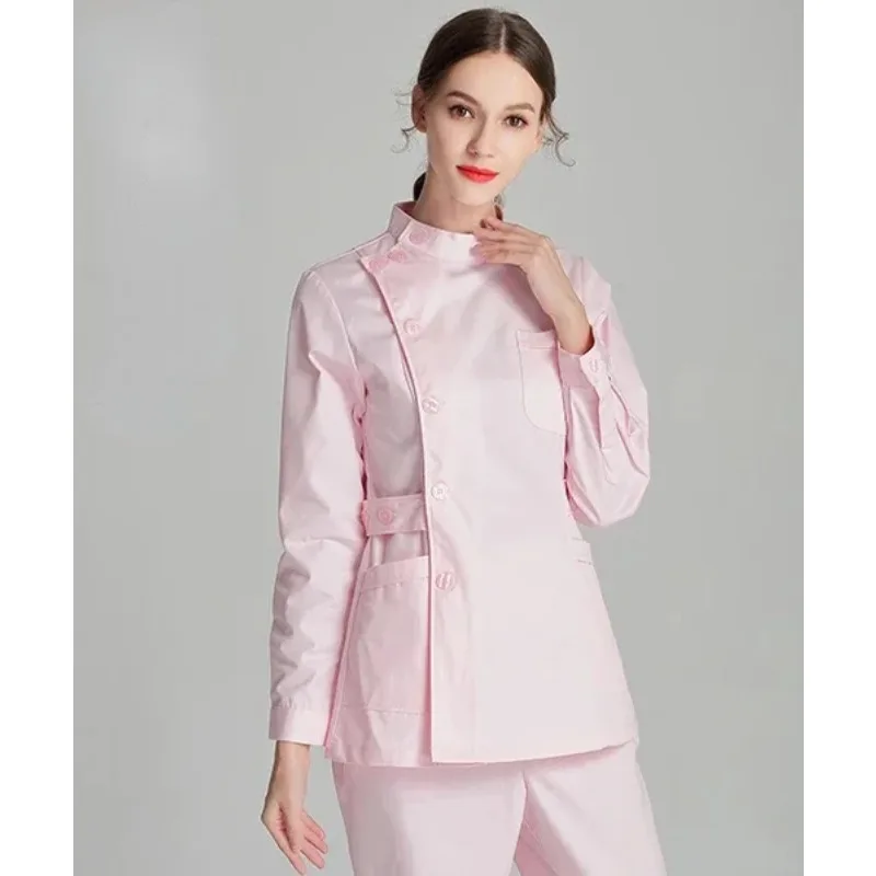 Hospital Full Sleeve Pink Scrubs Top Nursing Uniform for Male Female Dental Clinic Nurse Women Uniforms Shirt Medical Uniforms
Hospital Full Sleeve Pink Scrubs Top Nursing Uniform for Male Female Dental Clinic Nurse Women Uniforms Shirt Medical Uniforms