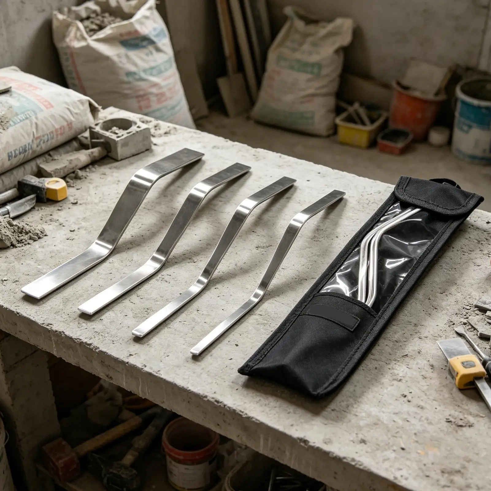 Pointing Trowel 4-Piece Stainless Steel S Trowel Masonry Cement Tuck Pointing Tools For Building Wall Sidewalk Chimney Driveway
Pointing Trowel 4-Piece Stainless Steel S Trowel Masonry Cement Tuck Pointing Tools For Building Wall Sidewalk Chimney Driveway