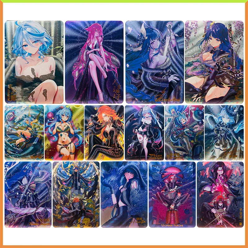 Anime Goddess Story DIY ACG Tabletop Games Collectible Cards Furina Beelzebul Yae Miko Hyuga Hinata Toys for boys Birthday Gift
Anime Goddess Story DIY ACG Tabletop Games Collectible Cards Furina Beelzebul Yae Miko Hyuga Hinata Toys for boys Birthday Gift