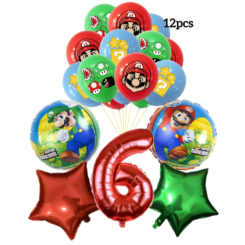 17pcs Mario Styles Patterns Children Birthday Party Decoration Ball Number Digit Balloon Set Baby Shower Party Supplies Gift Toy
17pcs Mario Styles Patterns Children Birthday Party Decoration Ball Number Digit Balloon Set Baby Shower Party Supplies Gift Toy