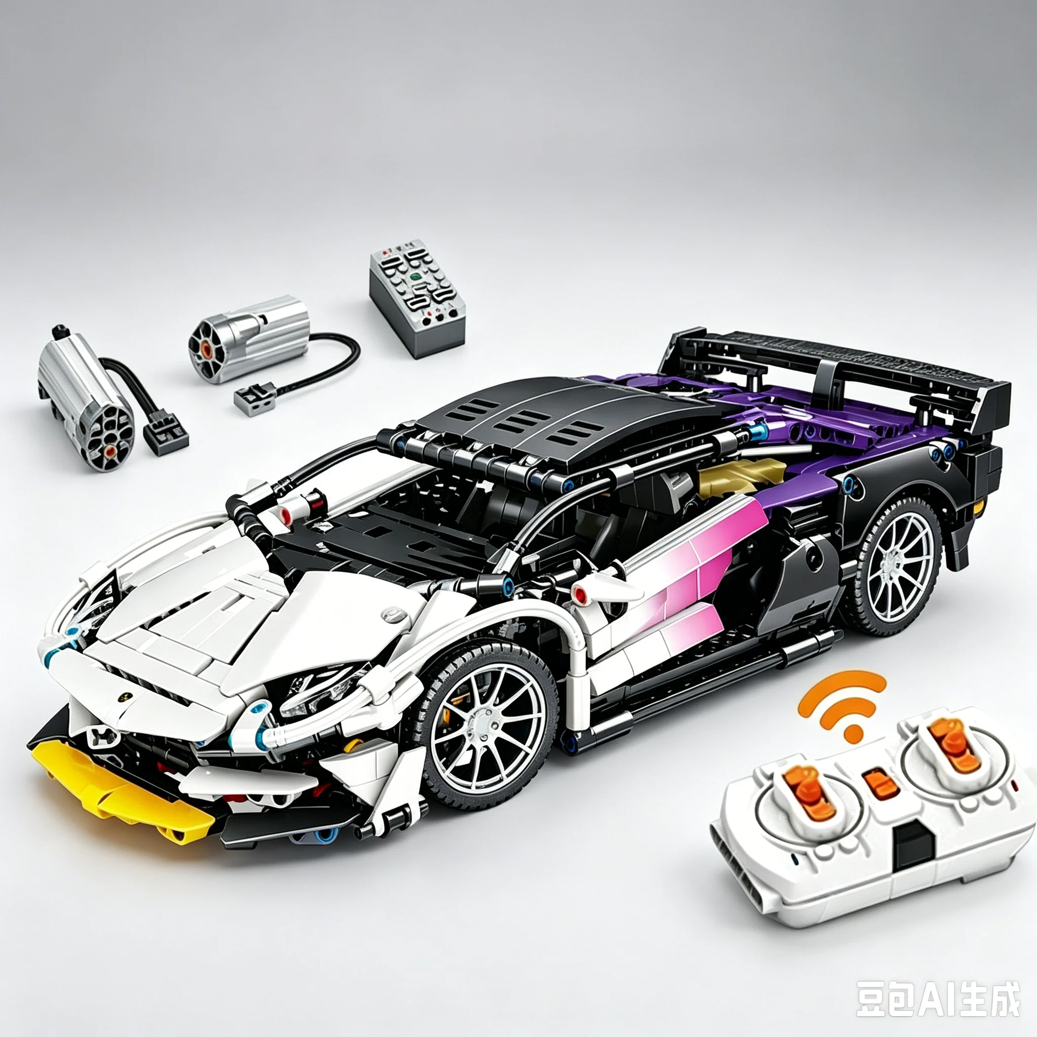 1337PCS RC 1:14 Sports Car Building Blocks STEM Remote Control Collectible Model Kits Car Bricks Educational Toys For Adults
1337PCS RC 1:14 Sports Car Building Blocks STEM Remote Control Collectible Model Kits Car Bricks Educational Toys For Adults