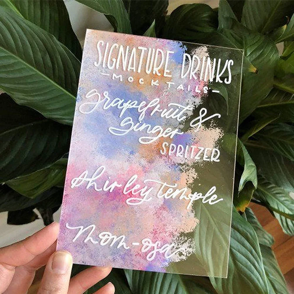 10pcs Clear Acrylic Sheets For Crafting Plastic Panels Diy Art Projects Resin Painting Sign Making Craft Supplies
10pcs Clear Acrylic Sheets For Crafting Plastic Panels Diy Art Projects Resin Painting Sign Making Craft Supplies