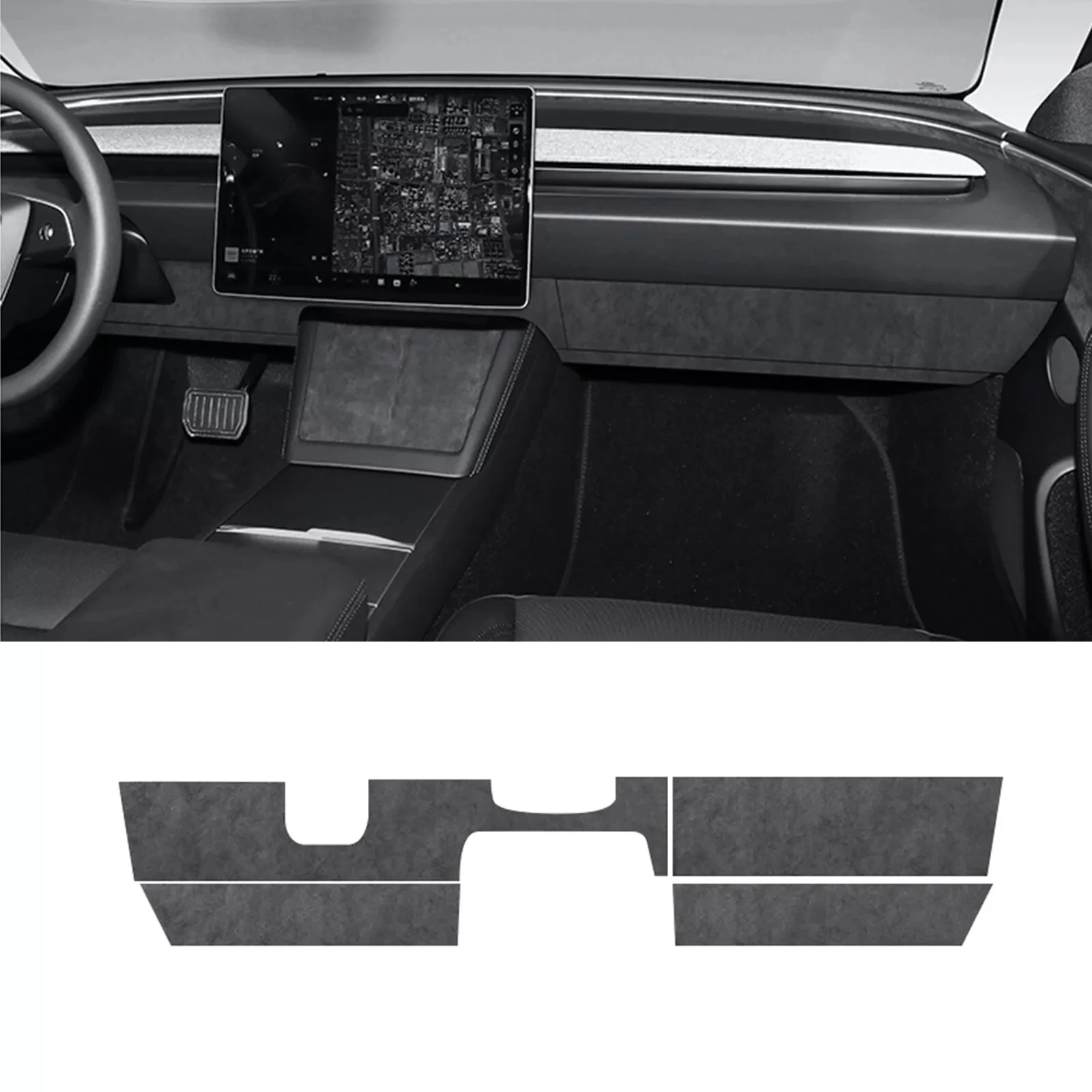 Suede Under-Dash Decorative Sticker Cover Sticker for Tesla Model 3 2024 Highland Instrument Panel Trim Car Interior Accessories
Suede Under-Dash Decorative Sticker Cover Sticker for Tesla Model 3 2024 Highland Instrument Panel Trim Car Interior Accessories