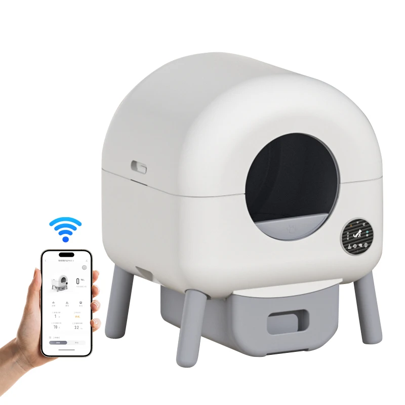 Pet Products Supplier App Control Self Cleaning Cat Sand Box Electronic Pet Toilet Automatic Cat Box Smart
Pet Products Supplier App Control Self Cleaning Cat Sand Box Electronic Pet Toilet Automatic Cat Box Smart