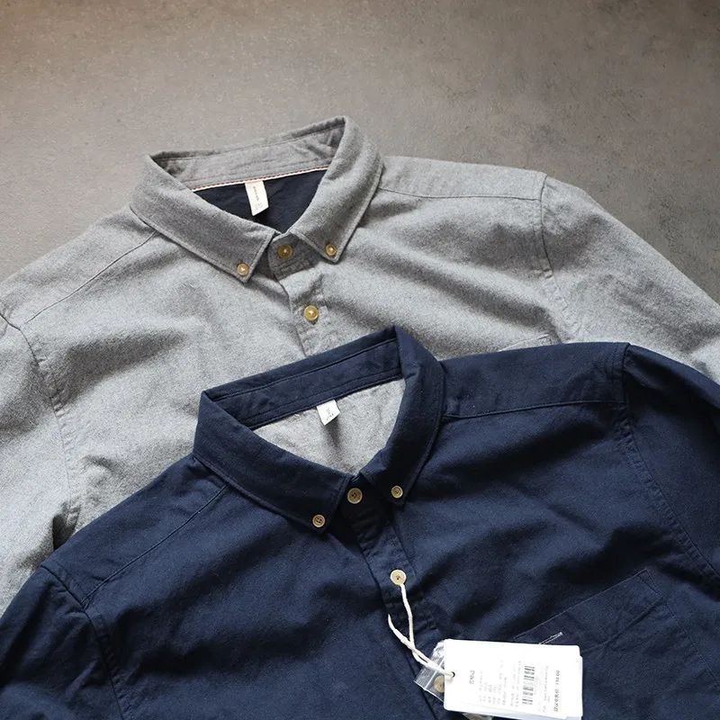 100% Cotton Sanded Shirt for Men Spring Autumn Casual Long-sleeve Shirt Thick Workwear Solid Color Slim-fit Business Shirt Tops
100% Cotton Sanded Shirt for Men Spring Autumn Casual Long-sleeve Shirt Thick Workwear Solid Color Slim-fit Business Shirt Tops