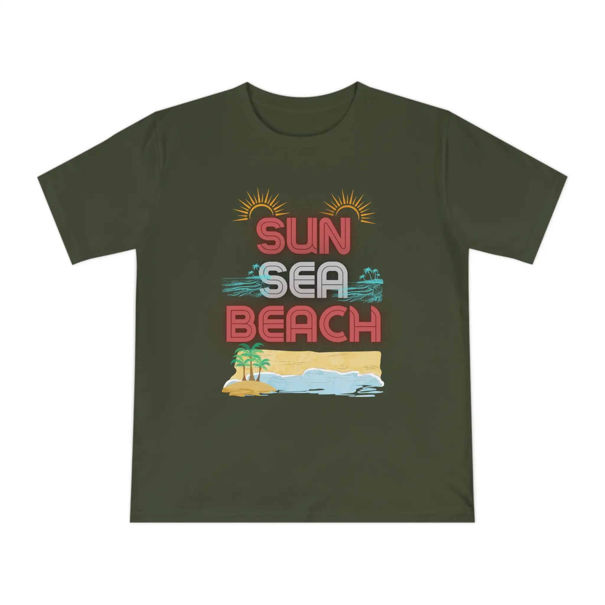 Классическая футболка из джерси Sun Sea Beach
Классическая футболка из джерси Sun Sea Beach