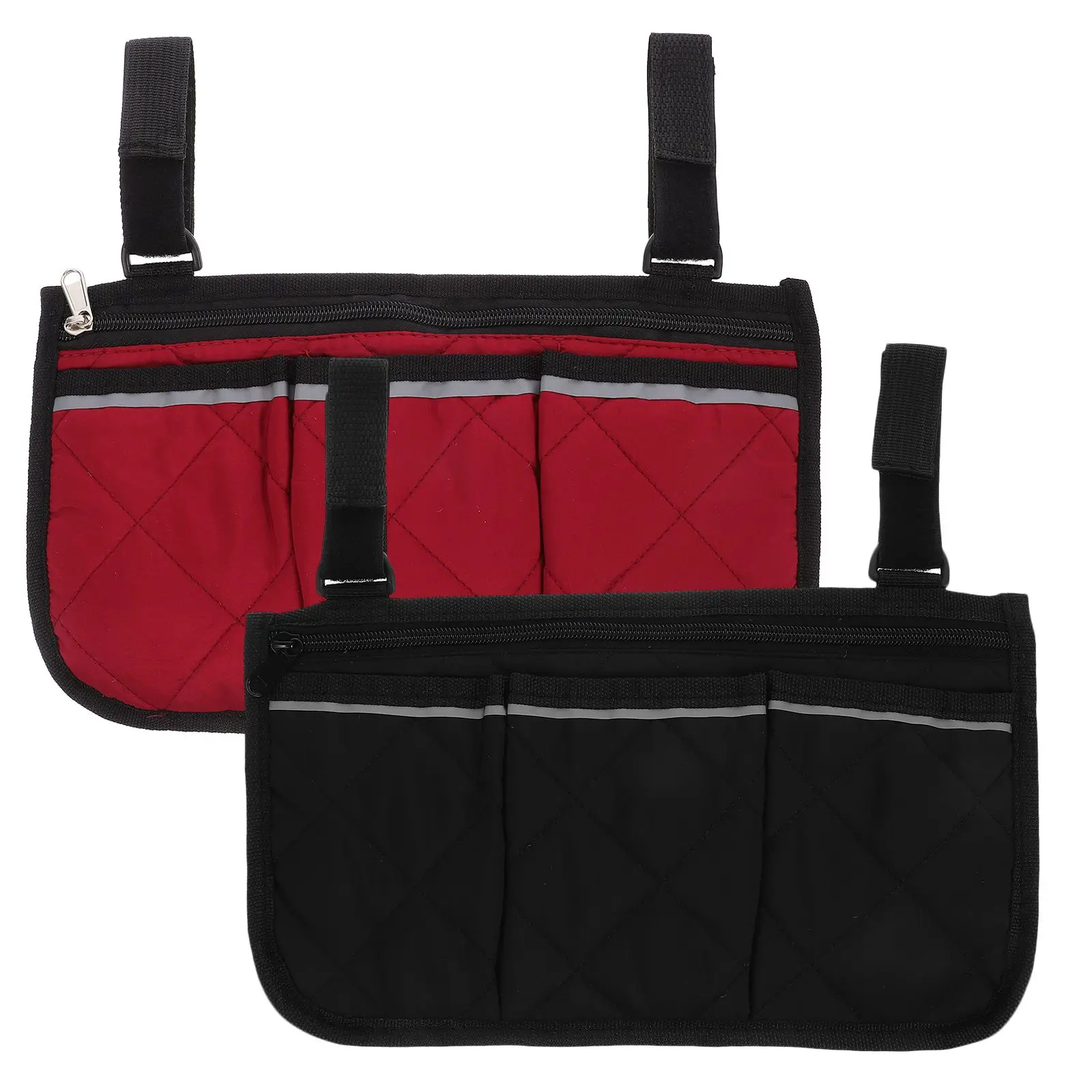 2Pcs Wheelchair Armrest Storage Bag Folding Replacement Walker Bags Black Burgundy Office Chair Organizer Beach Chair Hanging
2Pcs Wheelchair Armrest Storage Bag Folding Replacement Walker Bags Black Burgundy Office Chair Organizer Beach Chair Hanging