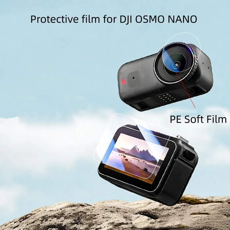 Suitable for DJI OSMO NANO Tempered Glass Screen Protector Lens PE Protective Film Action Camera Accessories
Suitable for DJI OSMO NANO Tempered Glass Screen Protector Lens PE Protective Film Action Camera Accessories
