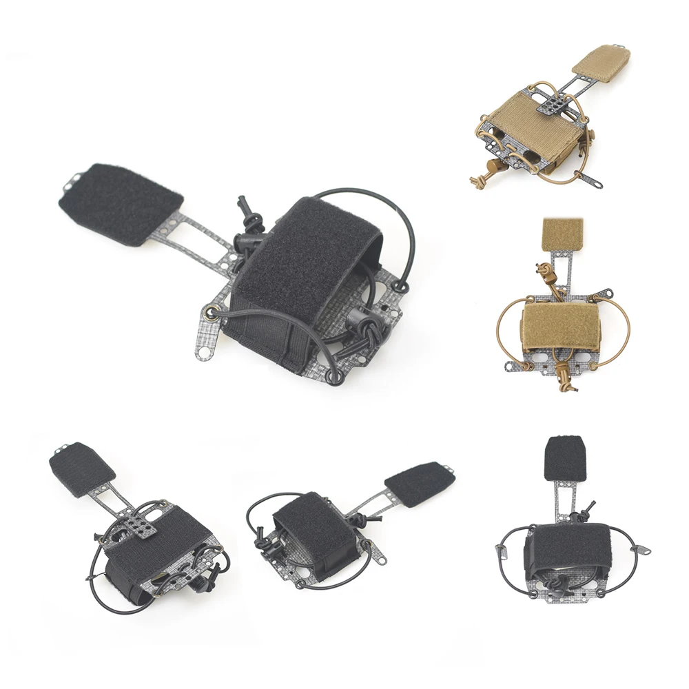 Tactical Helmet PVS31 Battery Pouch - T-Shape Battery Retention System Storage for Night Vision Device
Tactical Helmet PVS31 Battery Pouch - T-Shape Battery Retention System Storage for Night Vision Device
