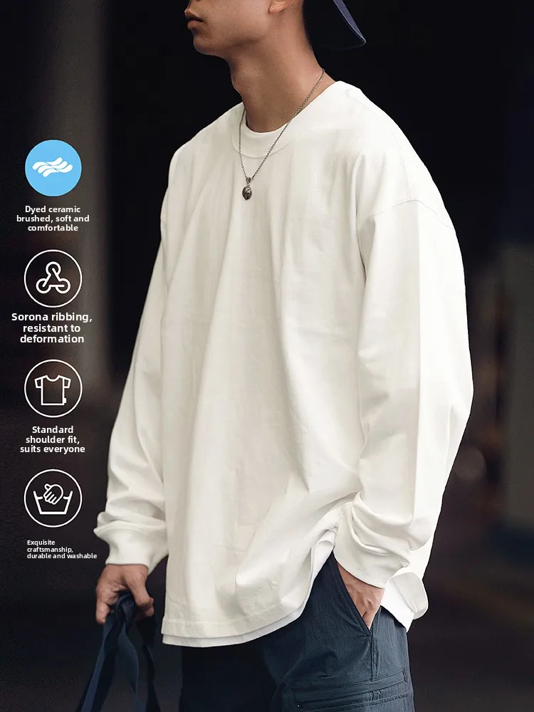 Мужская футболка Resti с длинным рукавом, белая, базовая, осенняя, повседневная, с круглым вырезом, 100% хлопок
Мужская футболка Resti с длинным рукавом, белая, базовая, осенняя, повседневная, с круглым вырезом, 100% хлопок