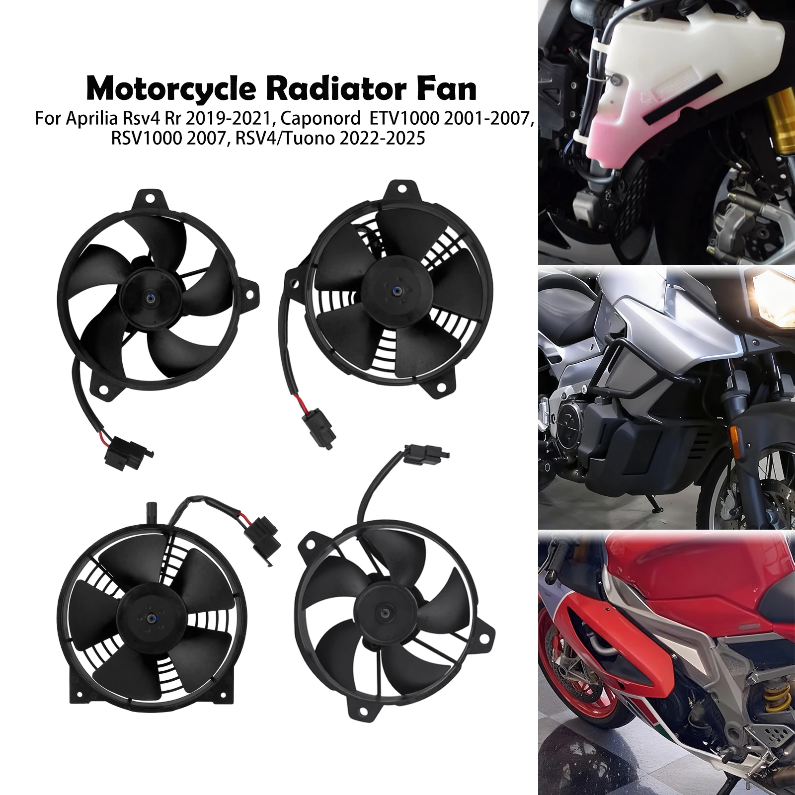 Motorcycle Radiator Cooling Fan Cooler For Aprilia Rsv4 Rr 19-21 Caponord ETV1000 01-07 RSV1000 07 RSV4/Tuono 1100/Tuareg 22-25
Motorcycle Radiator Cooling Fan Cooler For Aprilia Rsv4 Rr 19-21 Caponord ETV1000 01-07 RSV1000 07 RSV4/Tuono 1100/Tuareg 22-25