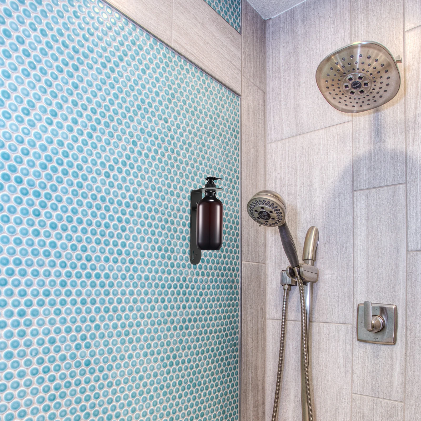 Shampoo Stand Holder Wall Rack Soap Dispenser Bracket Bathroom Container Shower Bottle Mount Stainless Steel Practical
Shampoo Stand Holder Wall Rack Soap Dispenser Bracket Bathroom Container Shower Bottle Mount Stainless Steel Practical