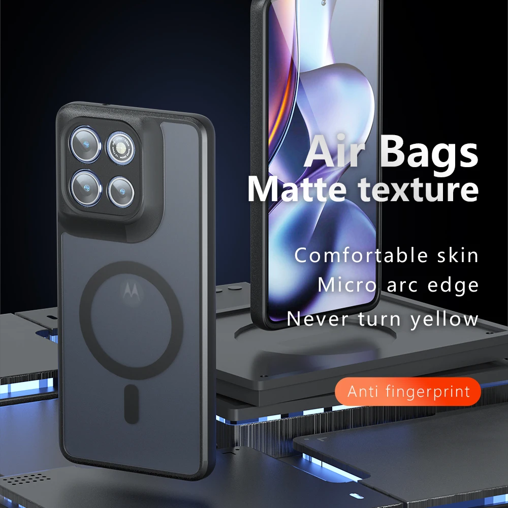 Магнитный чехол для телефона HARUINO для MOTOROLA Moto Edge G86 Power 5G, противоударный чехол для телефона с подушкой безопасности, ТПУ + акриловый защитный чехол
Магнитный чехол для телефона HARUINO для MOTOROLA Moto Edge G86 Power 5G, противоударный чехол для телефона с подушкой безопасности, ТПУ + акриловый защитный чехол