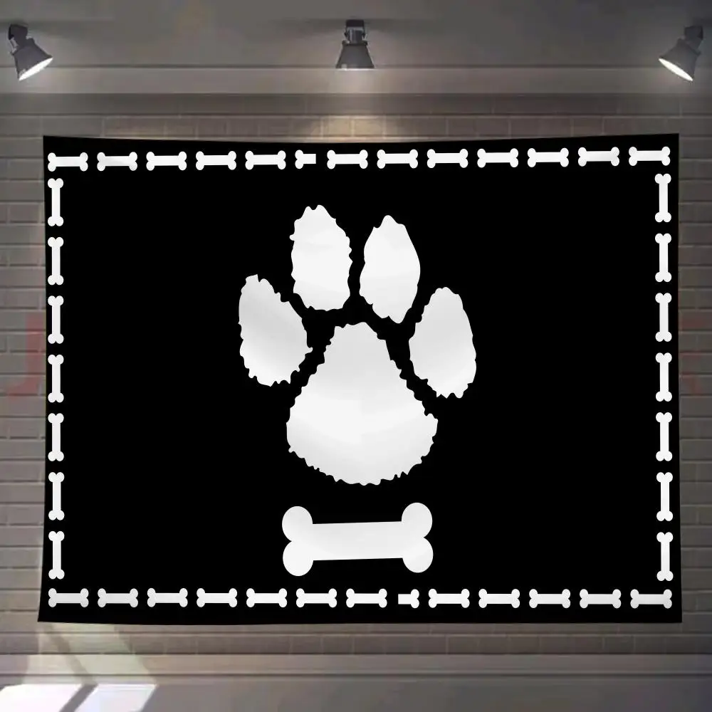 Pirate Dog Skeleton Tapestry Custom Living Bedroom Party Dormitory Interior Wall Bohemian Decoration Attached Clip
Pirate Dog Skeleton Tapestry Custom Living Bedroom Party Dormitory Interior Wall Bohemian Decoration Attached Clip