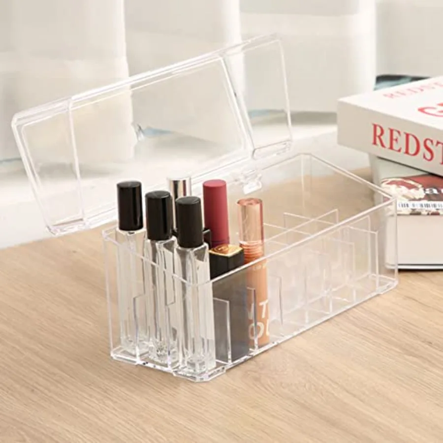 Acrylic Rollerball Perfume Organizer Beauty Scent Holder with 24 Grids Organization Container Storage for mini perfume/mini spr
Acrylic Rollerball Perfume Organizer Beauty Scent Holder with 24 Grids Organization Container Storage for mini perfume/mini spr