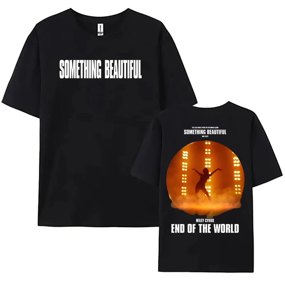 Miley Cyrus End of The World T-shirt Something Beautiful Album 2025 Tshirts Short Sleeve Cotton Female T Shirt Unisex Women Tees
Miley Cyrus End of The World T-shirt Something Beautiful Album 2025 Tshirts Short Sleeve Cotton Female T Shirt Unisex Women Tees