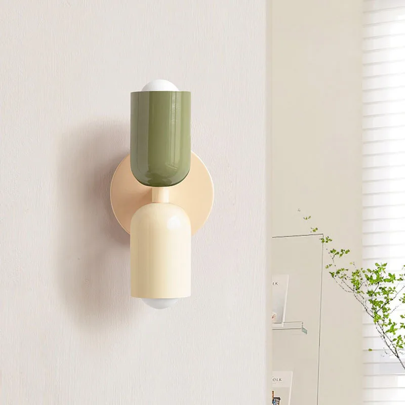 Nordic LED Wall Lamps Colorful Minimalist Cream Double Head Wall Lights Bedroom Bedside Aisle Living Room Indoor Decor Fixture
Nordic LED Wall Lamps Colorful Minimalist Cream Double Head Wall Lights Bedroom Bedside Aisle Living Room Indoor Decor Fixture