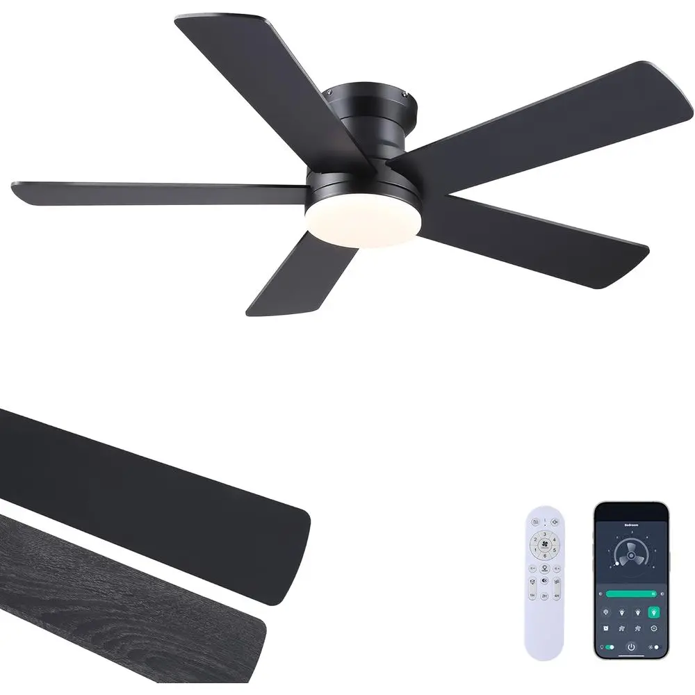 48 Black Ceiling Fan with 6-Speed, 3CCT Dimmable Light, Reversible Motor for Modern Indoor Spaces
48 Black Ceiling Fan with 6-Speed, 3CCT Dimmable Light, Reversible Motor for Modern Indoor Spaces