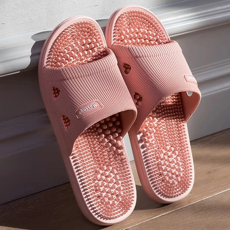 Summer Slippers for Men PVC Massage Non Slip Solid Color Comfortable Durable for Bathroom Pool
Summer Slippers for Men PVC Massage Non Slip Solid Color Comfortable Durable for Bathroom Pool