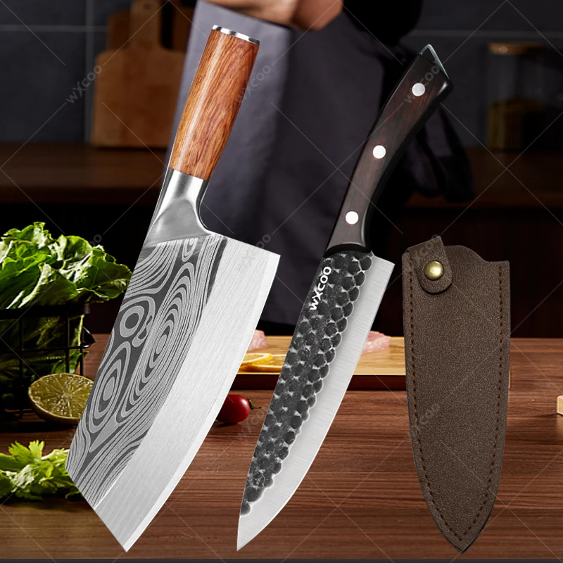 Cleaver Knife Full-tang Chinese Knife Chopping Vegetable Fish Chicken Meat Cleaver Wood Handle Steel Blade Chef Knife
Cleaver Knife Full-tang Chinese Knife Chopping Vegetable Fish Chicken Meat Cleaver Wood Handle Steel Blade Chef Knife