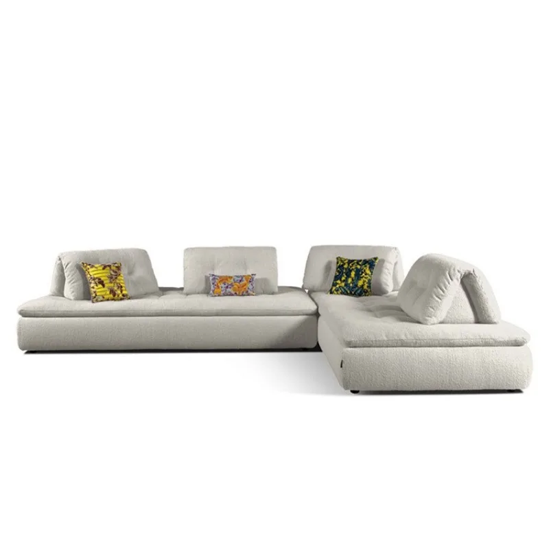Italian minimalist living room tofu block module small apartment fabric sofa combination
Italian minimalist living room tofu block module small apartment fabric sofa combination