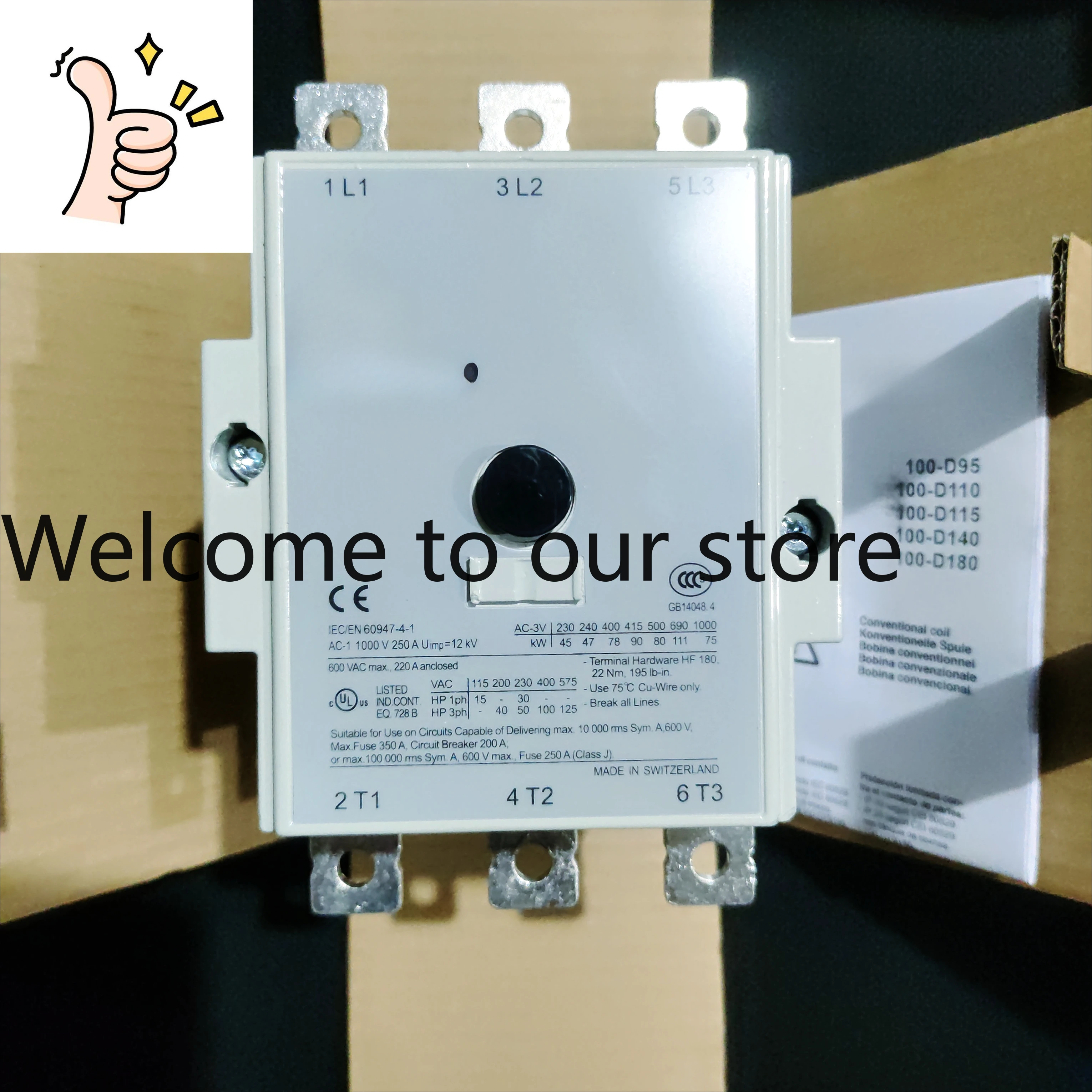 2026 Brand New Original High-quality 100-D140A11 220-230VAC
2026 Brand New Original High-quality 100-D140A11 220-230VAC