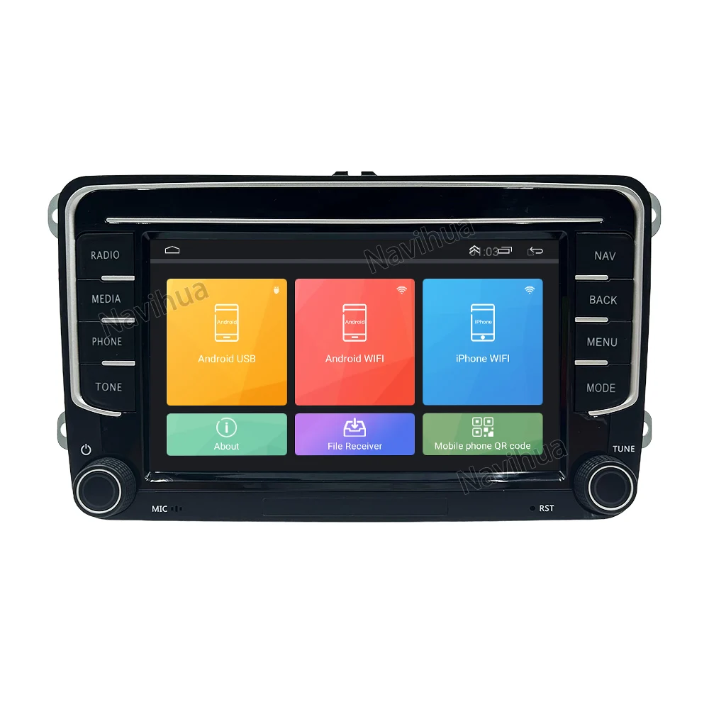 Navihua 7-дюймовый сенсорный экран Oem стиль Android авто радио для VW Golf MK5 MK6 Eos Polo CarPlay SatNav IPS GPS головное устройство
Navihua 7-дюймовый сенсорный экран Oem стиль Android авто радио для VW Golf MK5 MK6 Eos Polo CarPlay SatNav IPS GPS головное устройство