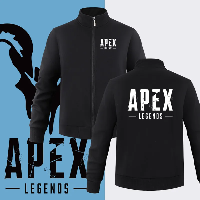 Мужская толстовка на молнии Apex Heroes в стиле аниме, с воротником-стойкой, хлопковая, молодежная, модная, осенне-весенняя верхняя одежда
Мужская толстовка на молнии Apex Heroes в стиле аниме, с воротником-стойкой, хлопковая, молодежная, модная, осенне-весенняя верхняя одежда