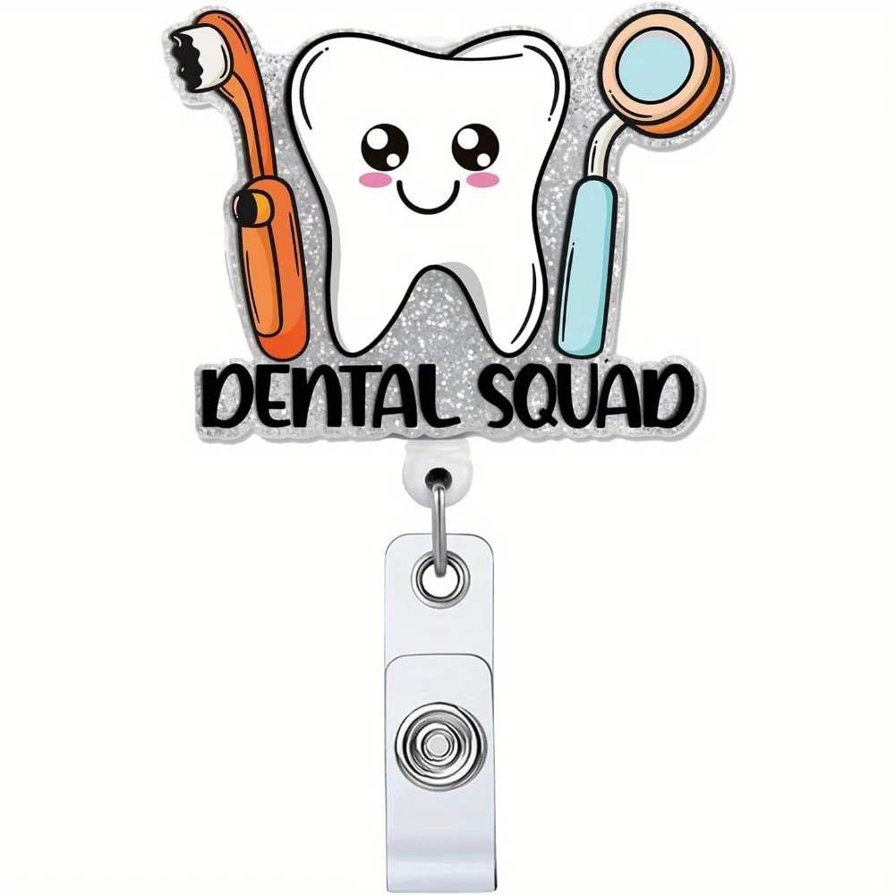 Dental Team Badge Reel. Sturdy, retractable ID clip - a fun gift for dental staff & students.
Dental Team Badge Reel. Sturdy, retractable ID clip - a fun gift for dental staff & students.