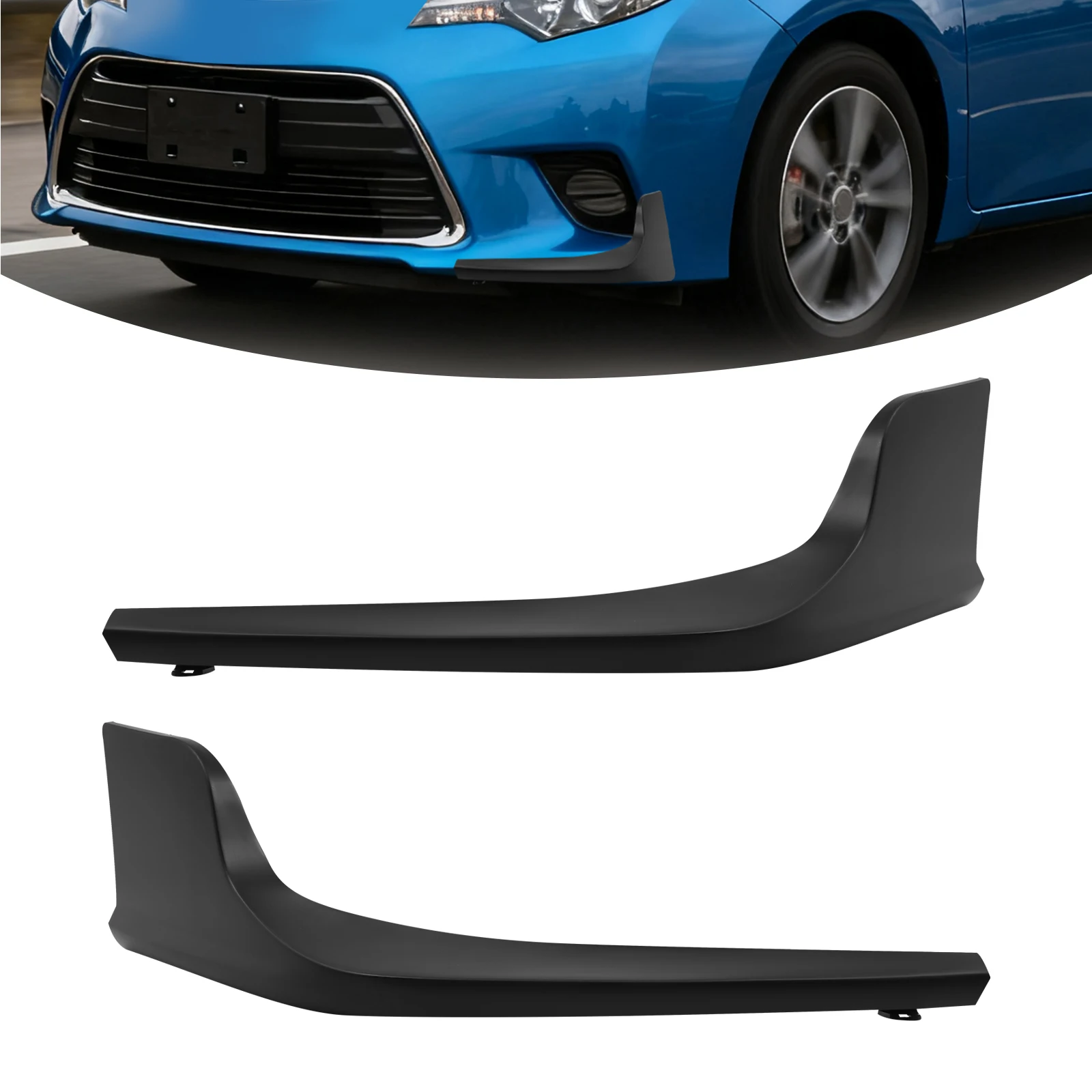 Front Bumper Lip Spoiler 2014-2016 Toyota Corolla S PC Injection Molding Direct Replacement Body Kit
Front Bumper Lip Spoiler 2014-2016 Toyota Corolla S PC Injection Molding Direct Replacement Body Kit