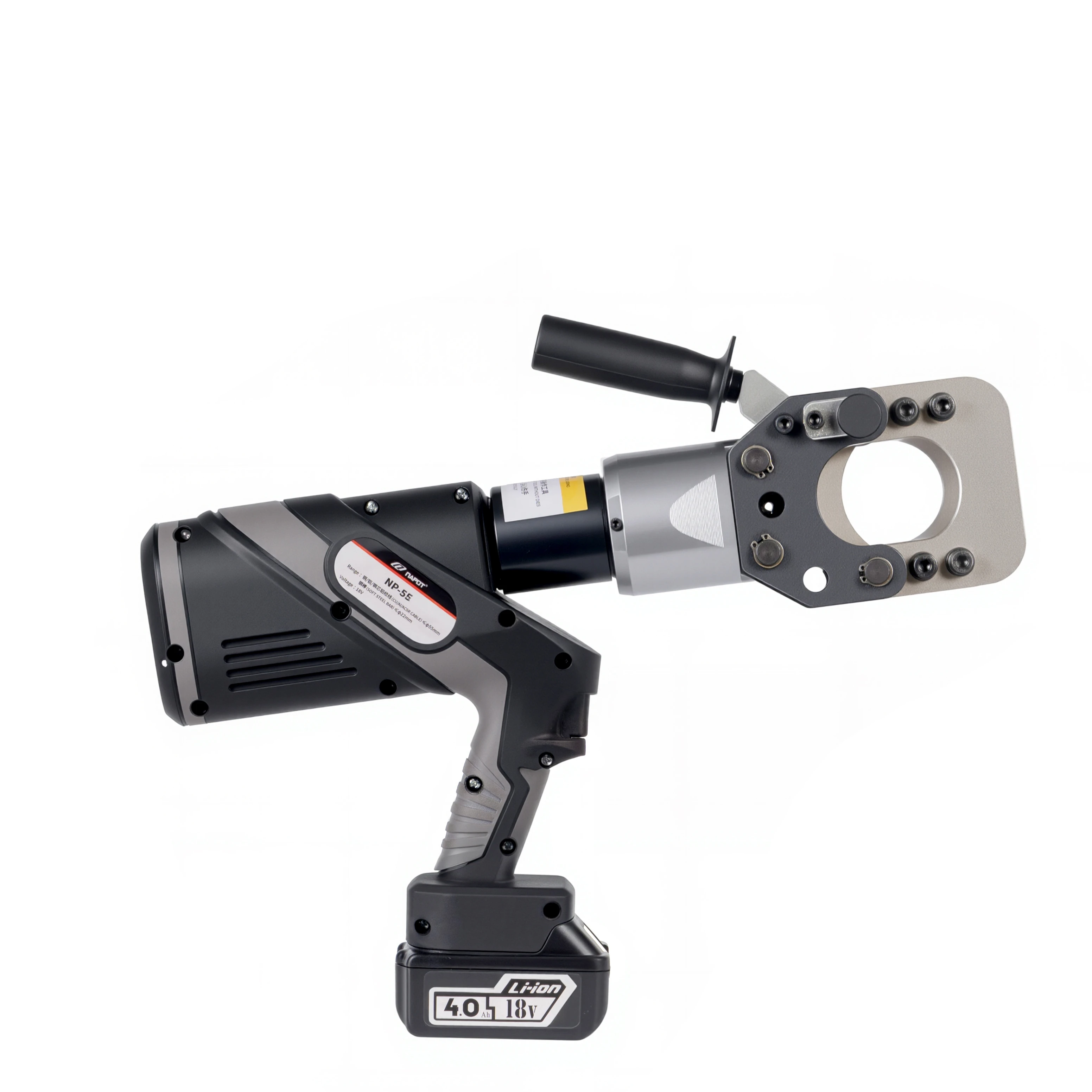 NP-55 Battery Cable Cutting Tool Labor-saving Hydraulic Matte Black Body Hydraulic Cable Cutter
NP-55 Battery Cable Cutting Tool Labor-saving Hydraulic Matte Black Body Hydraulic Cable Cutter