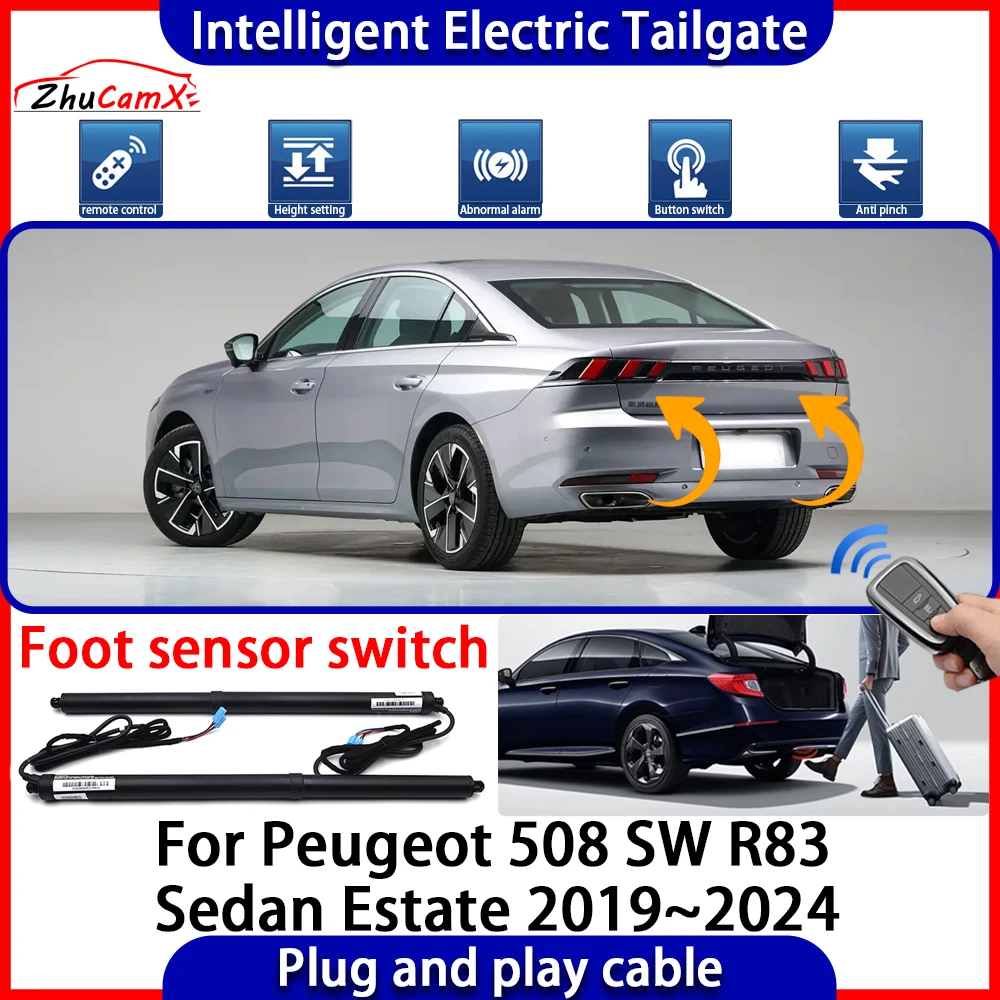 Automatic Lifting kit Opening Trunk Intelligent Electric Tail Gate Lift Tailgate for Peugeot 508 SW R83 Sedan Estate 2019~2024
Automatic Lifting kit Opening Trunk Intelligent Electric Tail Gate Lift Tailgate for Peugeot 508 SW R83 Sedan Estate 2019~2024