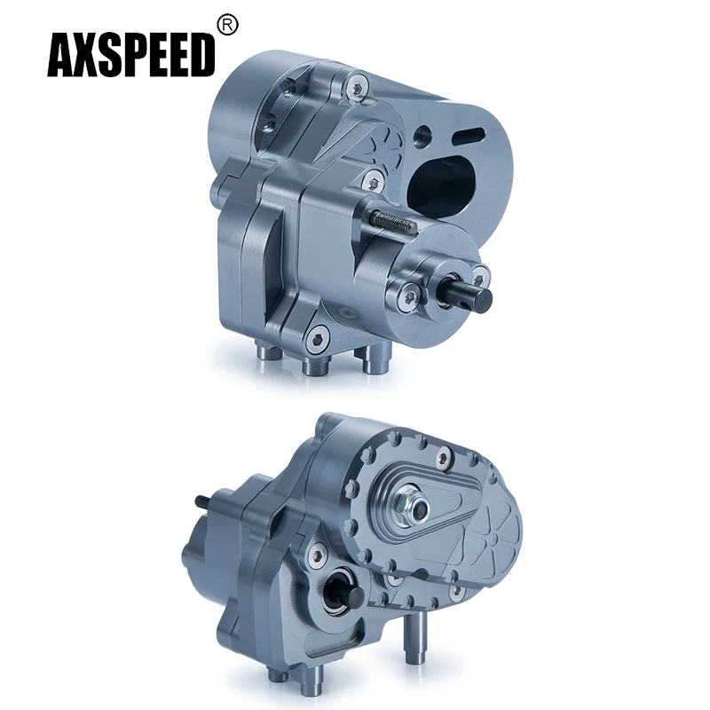 AXSPEED Complete Gearbox Transmission Box for 1/10 RC Crawler Car Axial SCX10 AXI03004 Capra Upgrade Parts
AXSPEED Complete Gearbox Transmission Box for 1/10 RC Crawler Car Axial SCX10 AXI03004 Capra Upgrade Parts