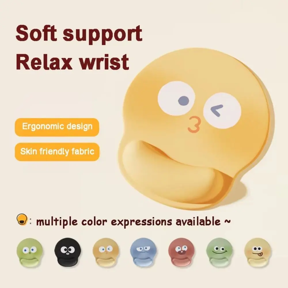 Ergonomic Cartoon Mouse Pad Funny Expressions Printed Comfortable Mouse Wrist Support Pad Comfort Non-slip
Ergonomic Cartoon Mouse Pad Funny Expressions Printed Comfortable Mouse Wrist Support Pad Comfort Non-slip