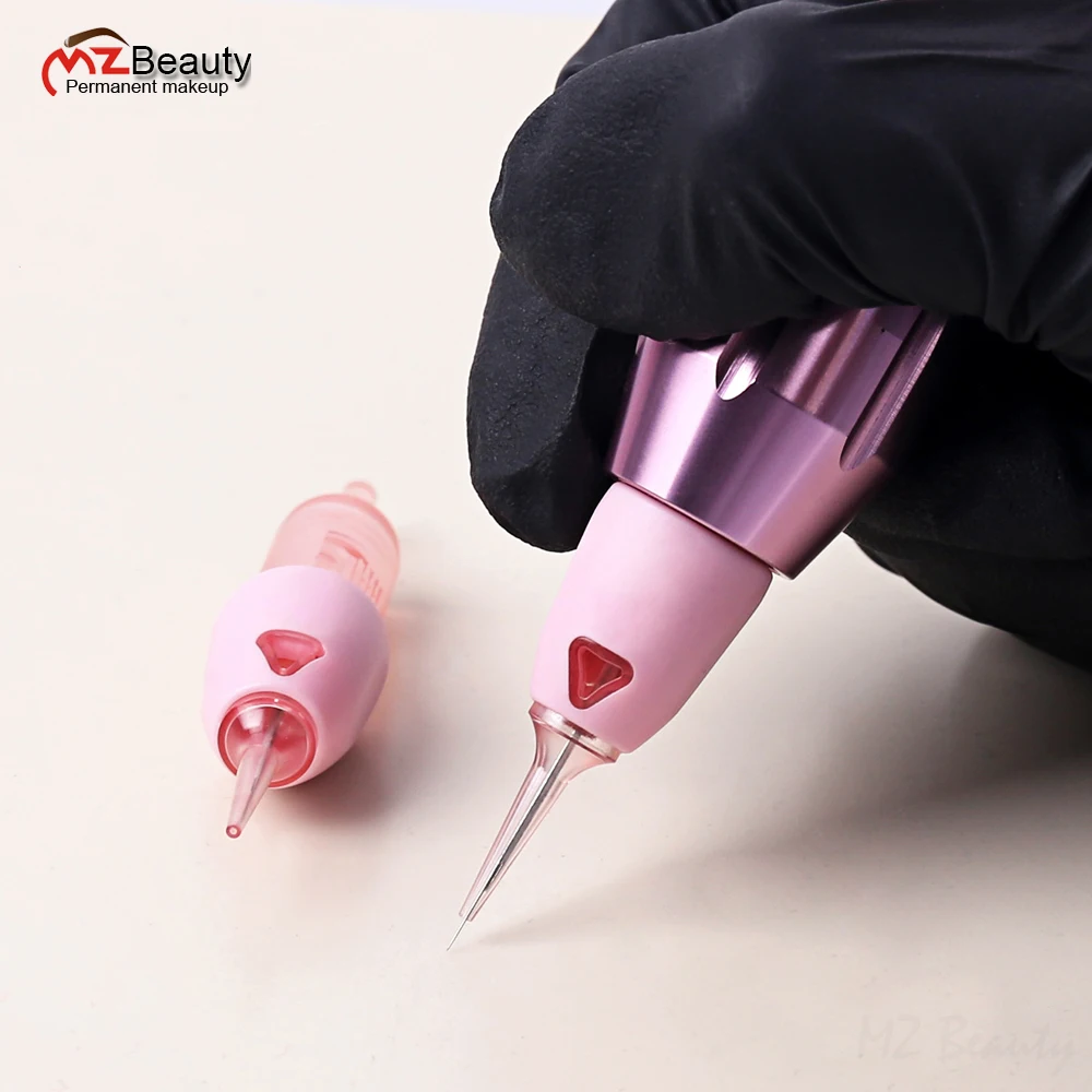 Pink Disposable Tattoo Cartridge Needles for Eyebrow Eyeliner Permanent Makeup RL RS RM M1 Series Compatible Tattoo Machines
Pink Disposable Tattoo Cartridge Needles for Eyebrow Eyeliner Permanent Makeup RL RS RM M1 Series Compatible Tattoo Machines
