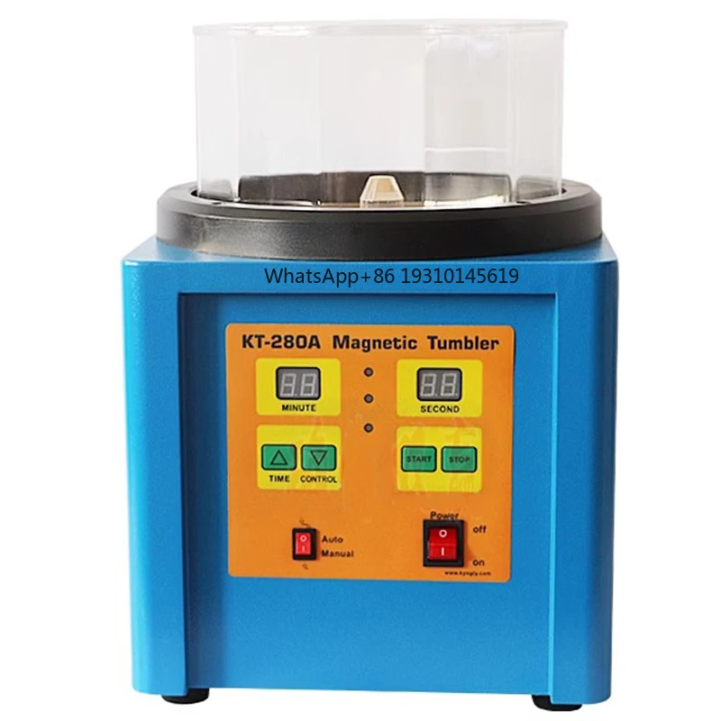 550W Magnetic Tumbler Jewelry Polisher, Capacity 1100g 2800RPM KT-280A/KT280-C, Professional Jewelry Polishing Machine
550W Magnetic Tumbler Jewelry Polisher, Capacity 1100g 2800RPM KT-280A/KT280-C, Professional Jewelry Polishing Machine