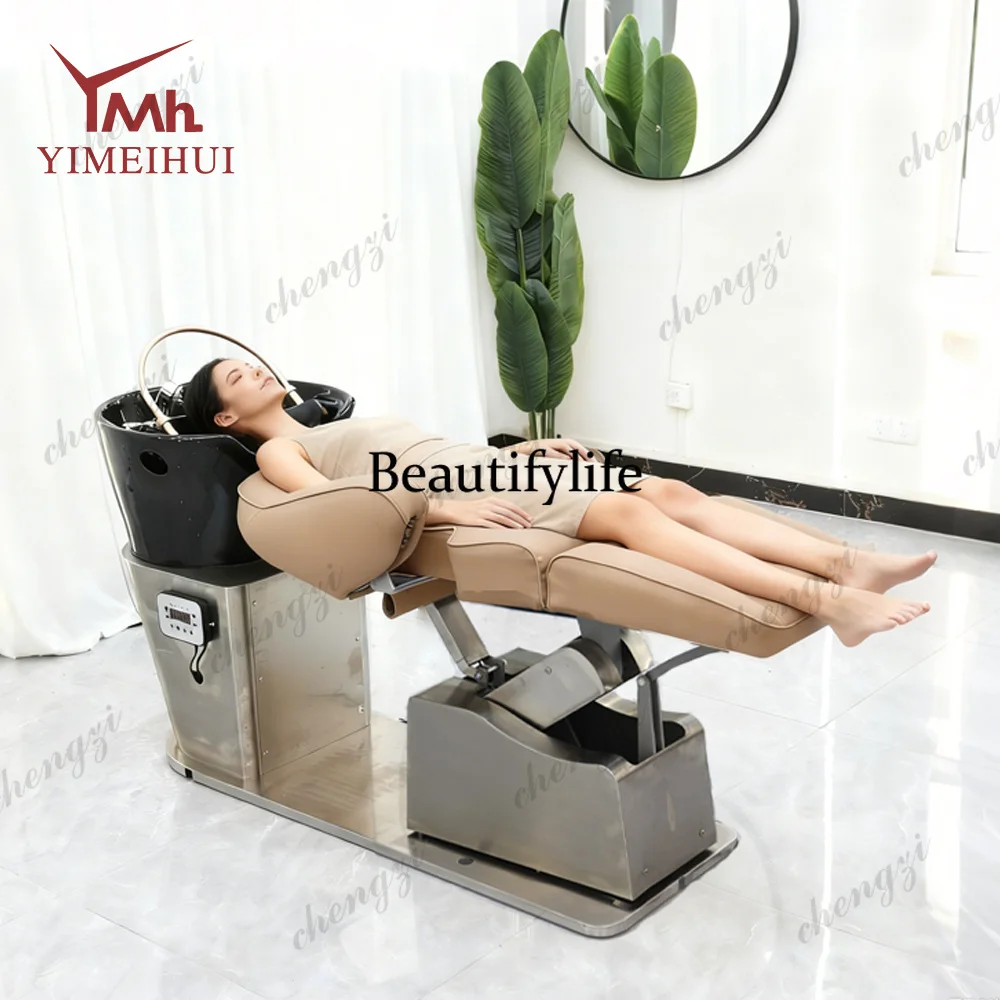 TTT Stainless Steel Base hairdresser electric shampoo bowl and chair set for salon
TTT Stainless Steel Base hairdresser electric shampoo bowl and chair set for salon