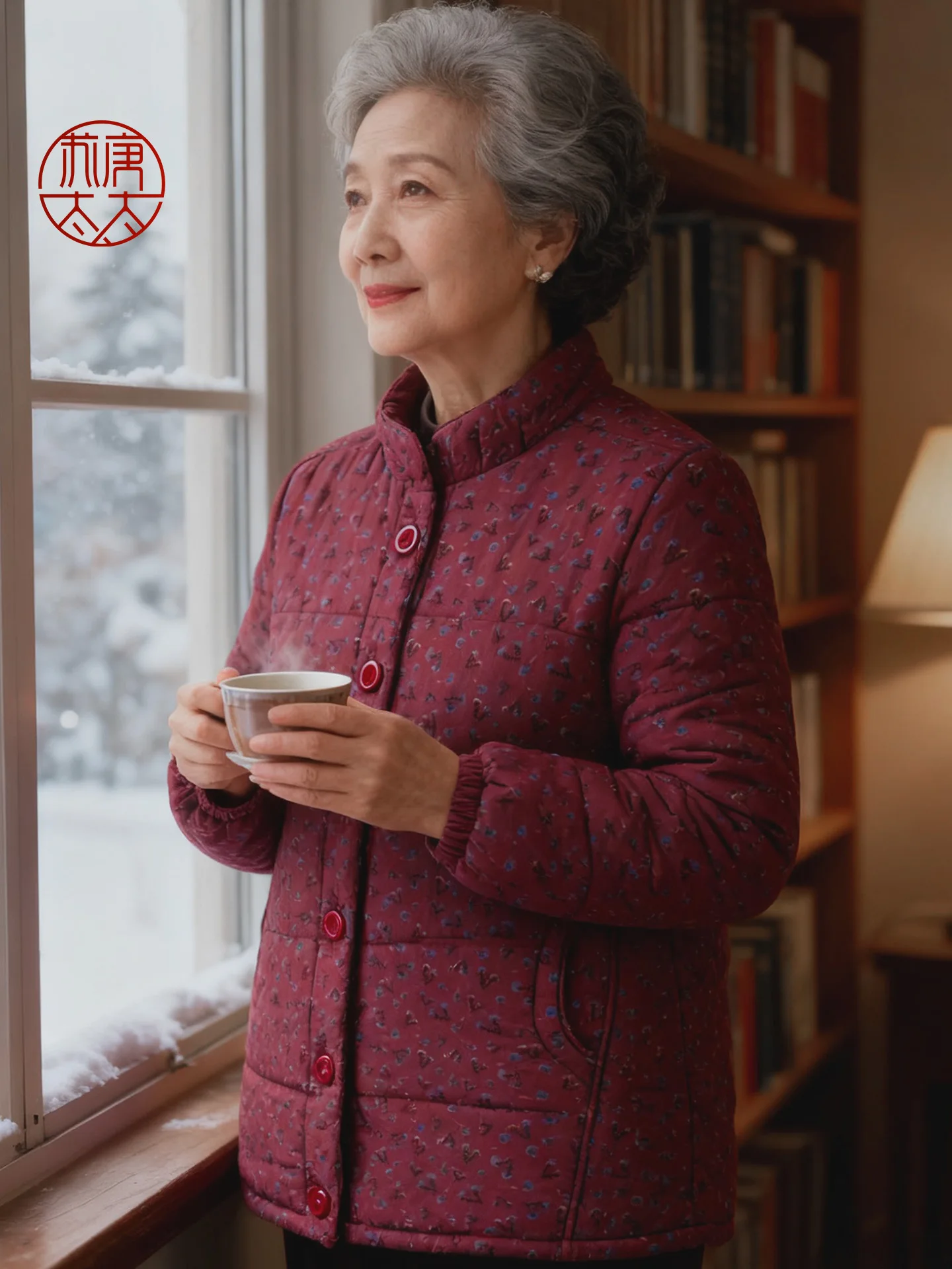 Faionable ort Cotton Jaet for ly Women Warm Fce Lined Mom Coat Spring Autumn Winter Sli Print Design
Faionable ort Cotton Jaet for ly Women Warm Fce Lined Mom Coat Spring Autumn Winter Sli Print Design