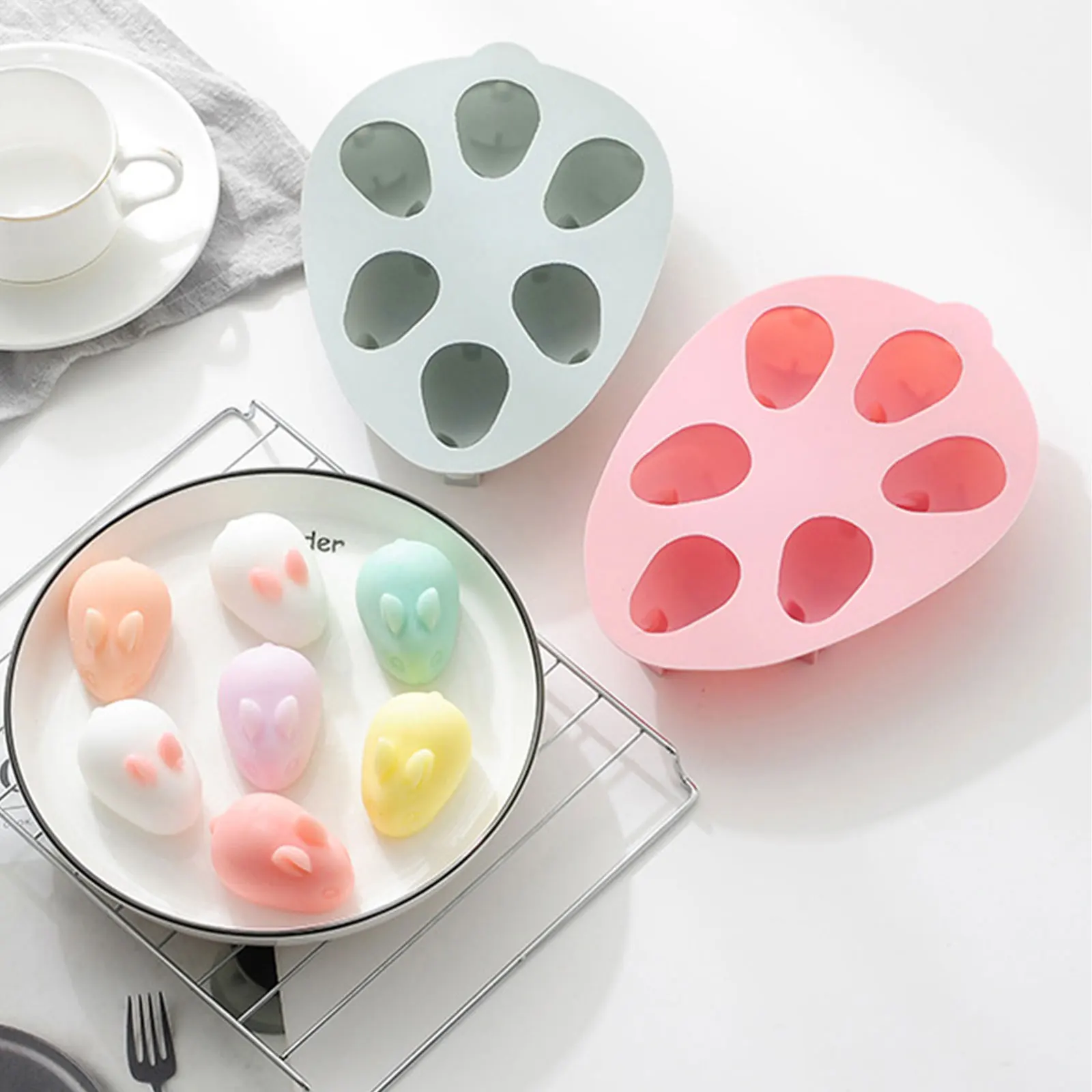 1pc 3D Silicone Cake Mold Bunny Shape Baking Cookies Pudding Tool DIY Chocolate Maker Kitchen Baker Accessories Safe
1pc 3D Silicone Cake Mold Bunny Shape Baking Cookies Pudding Tool DIY Chocolate Maker Kitchen Baker Accessories Safe
